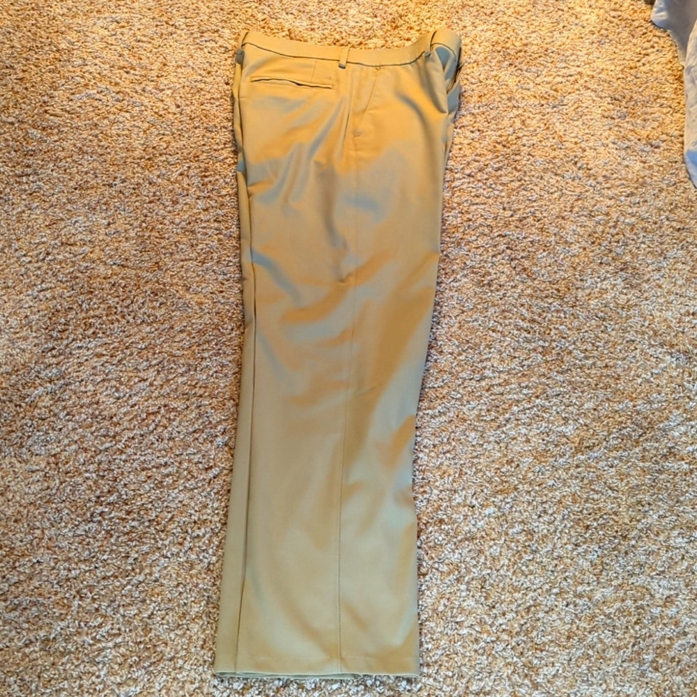 100% Polyester Haggar H26 Khakis